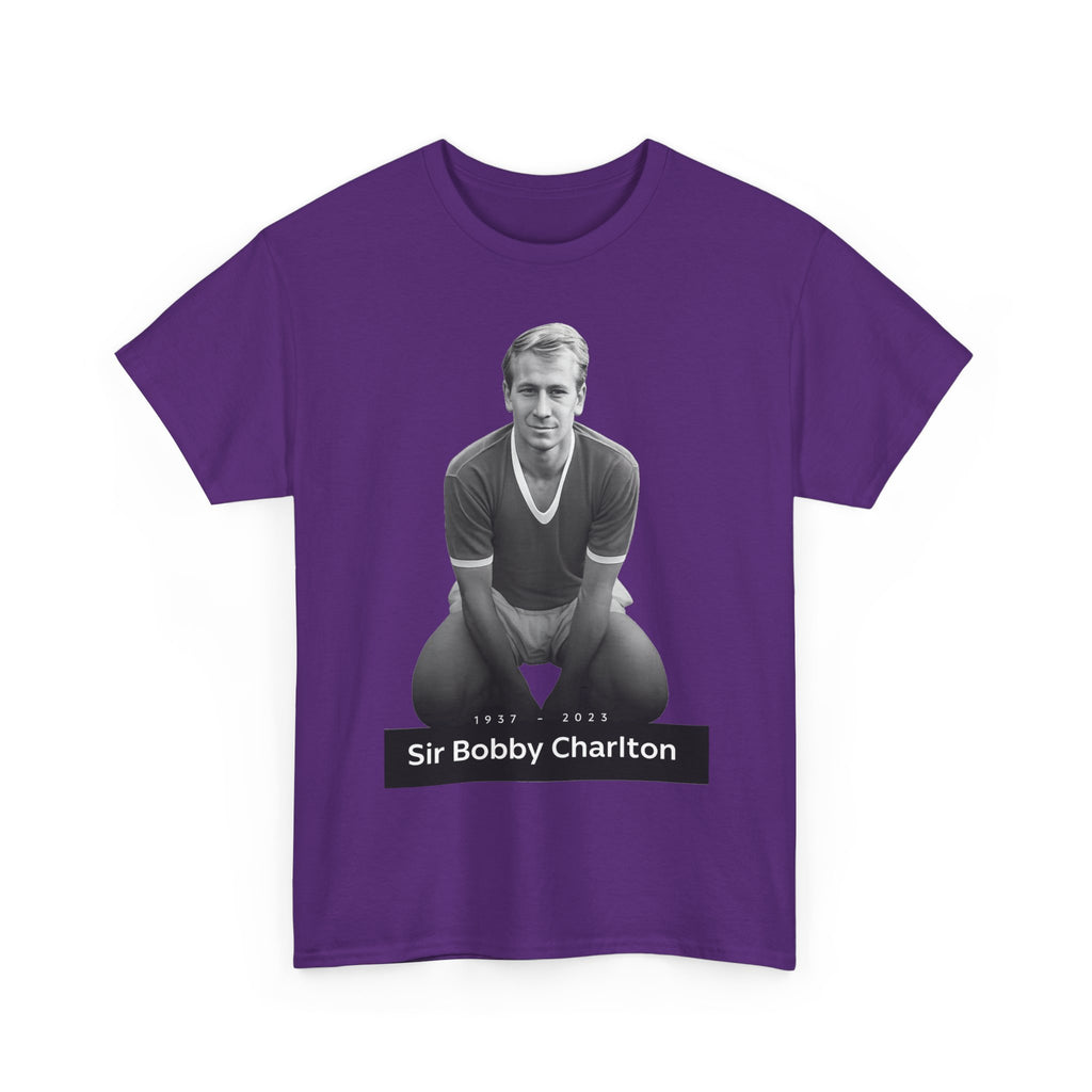 Sir Bobby Charlton Football Legend Cotton T‑Shirt