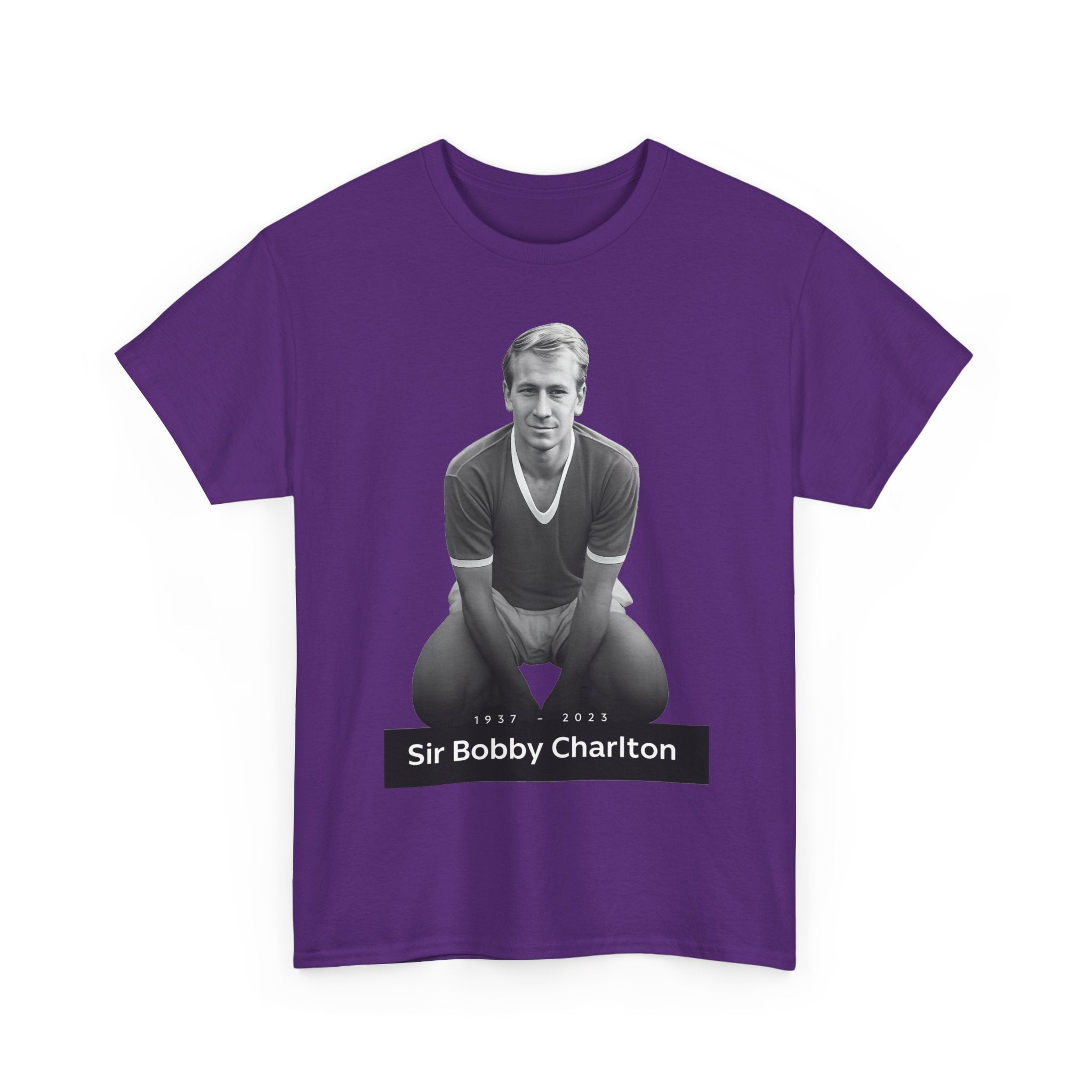 Sir Bobby Charlton Football Legend Cotton T‑Shirt
