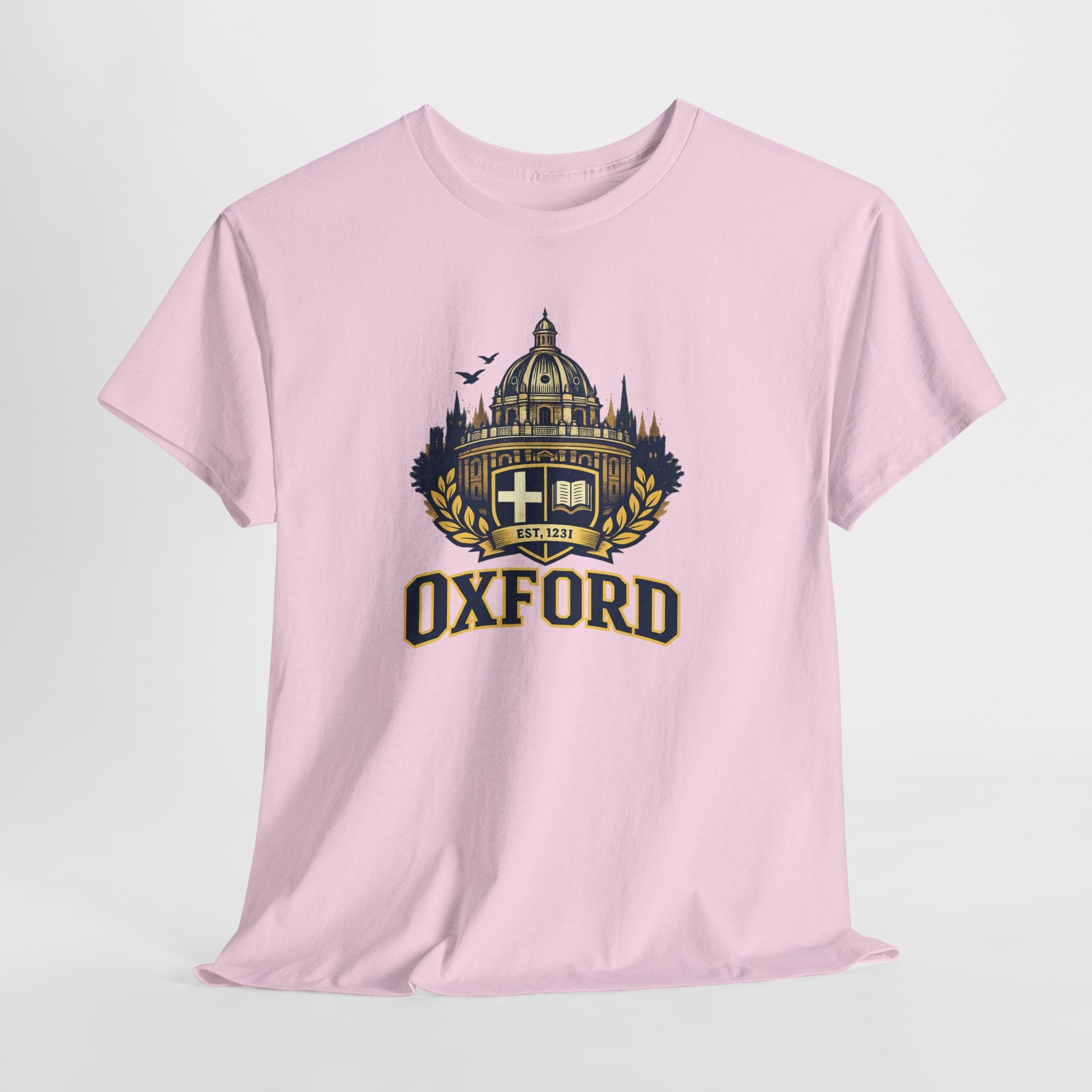 Oxford Crest T-Shirt — Vintage University Graphic Tee