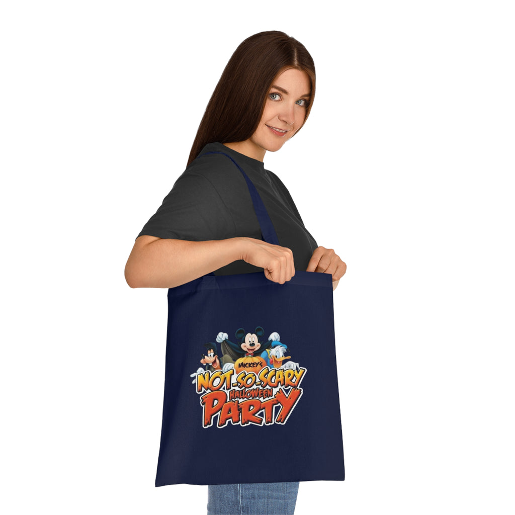 Mickey "Not So Scary Halloween Party" Cotton Tote — Disney Trick-or-Treat Bag