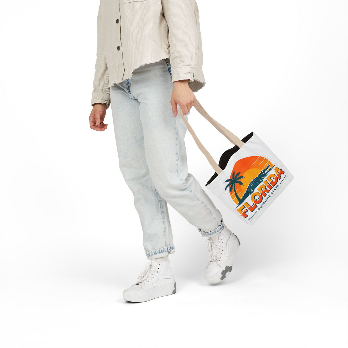 Florida Sunshine State Canvas Tote