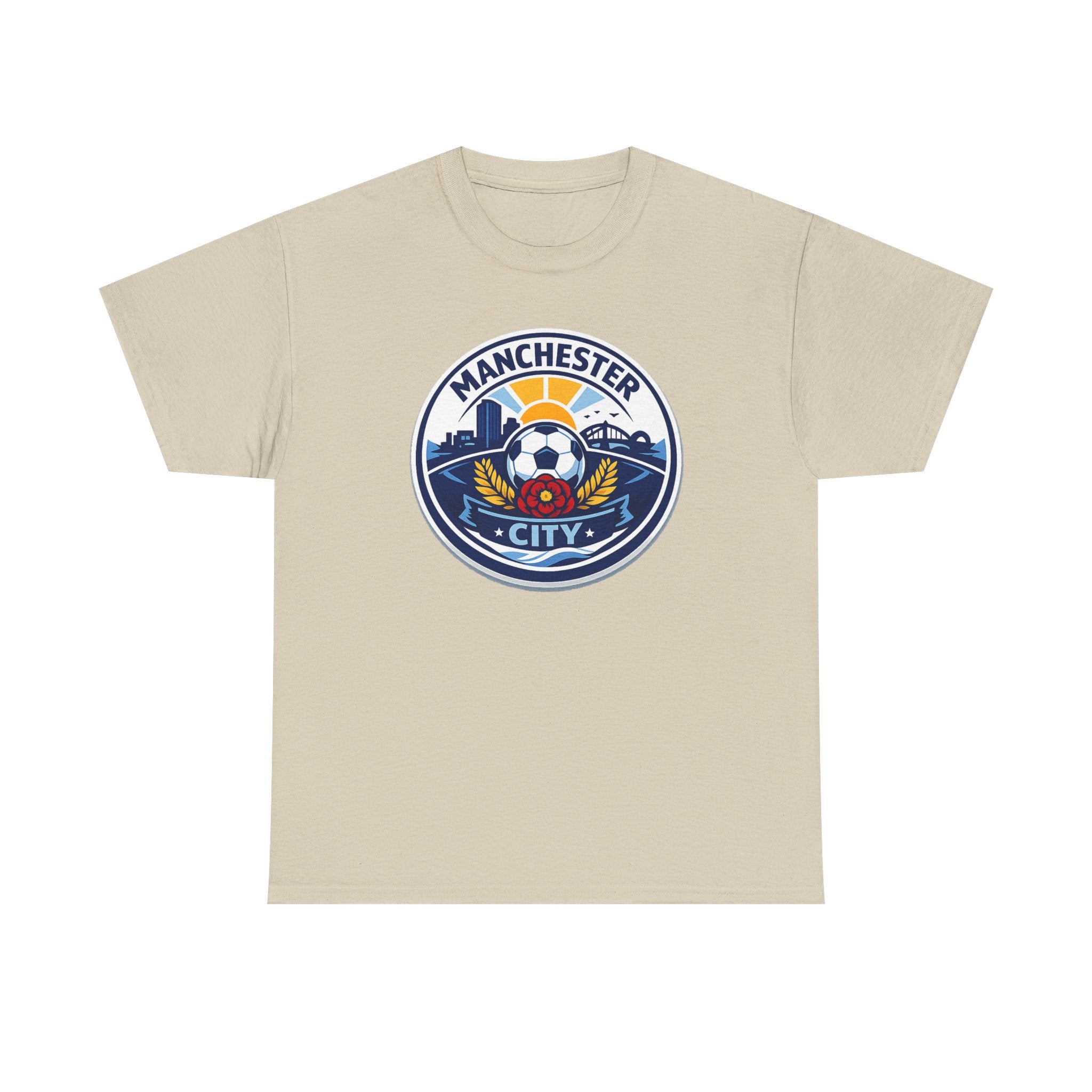 Manchester City Unofficial Soccer Logo T-Shirt — Football Fan Tee