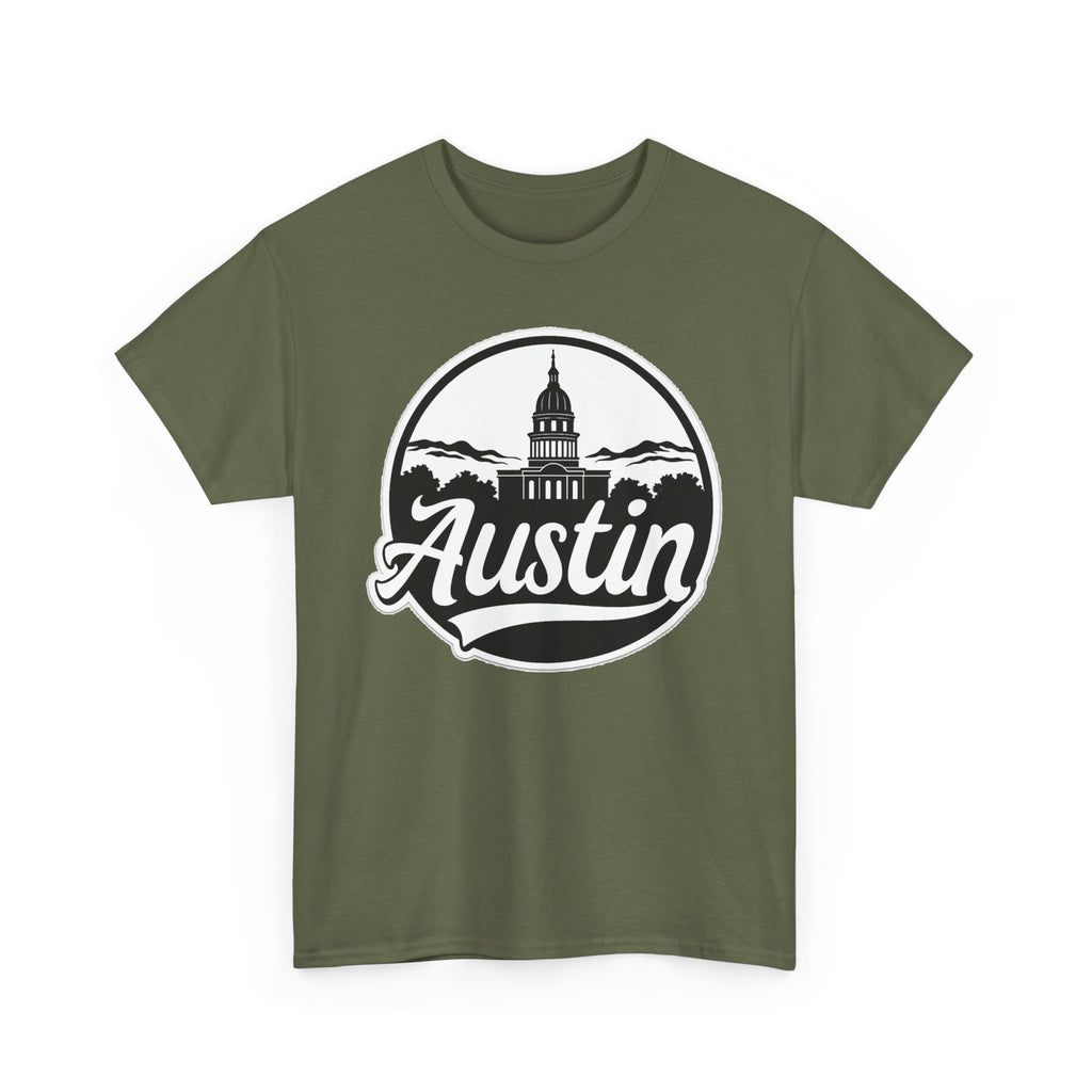 Austin Capitol Graphic Cotton T-Shirt / Tee