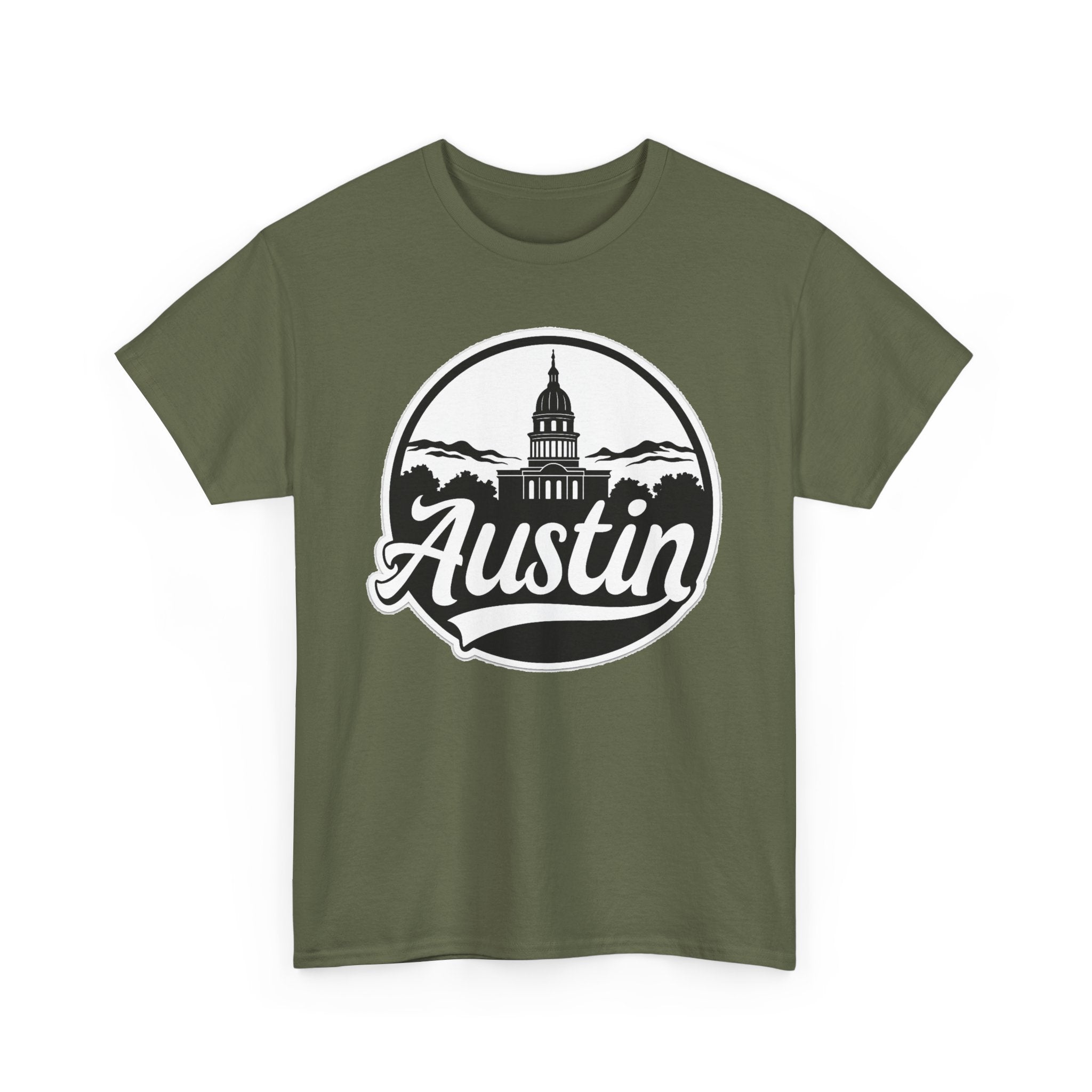 Austin Capitol Graphic Cotton T-Shirt / Tee