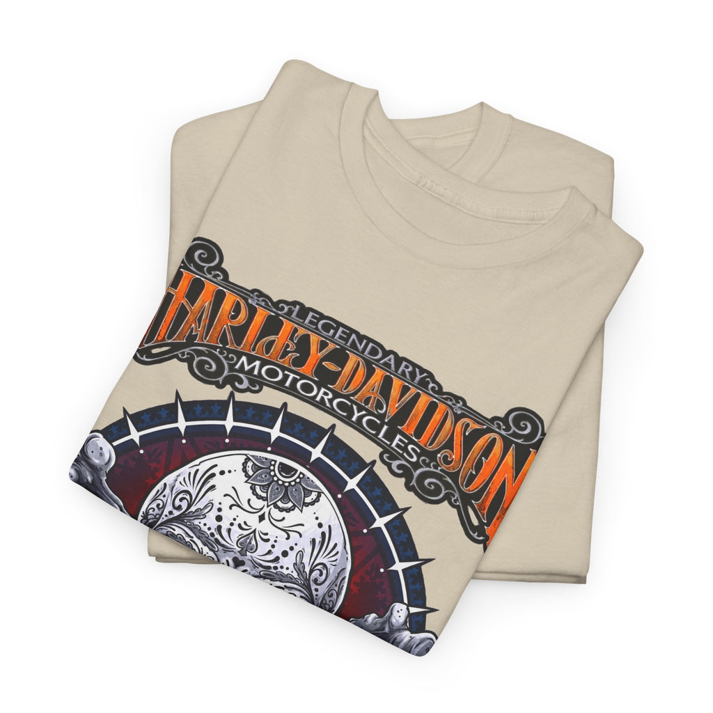 Harley-Davidson Skull Logo Cotton T‑Shirt