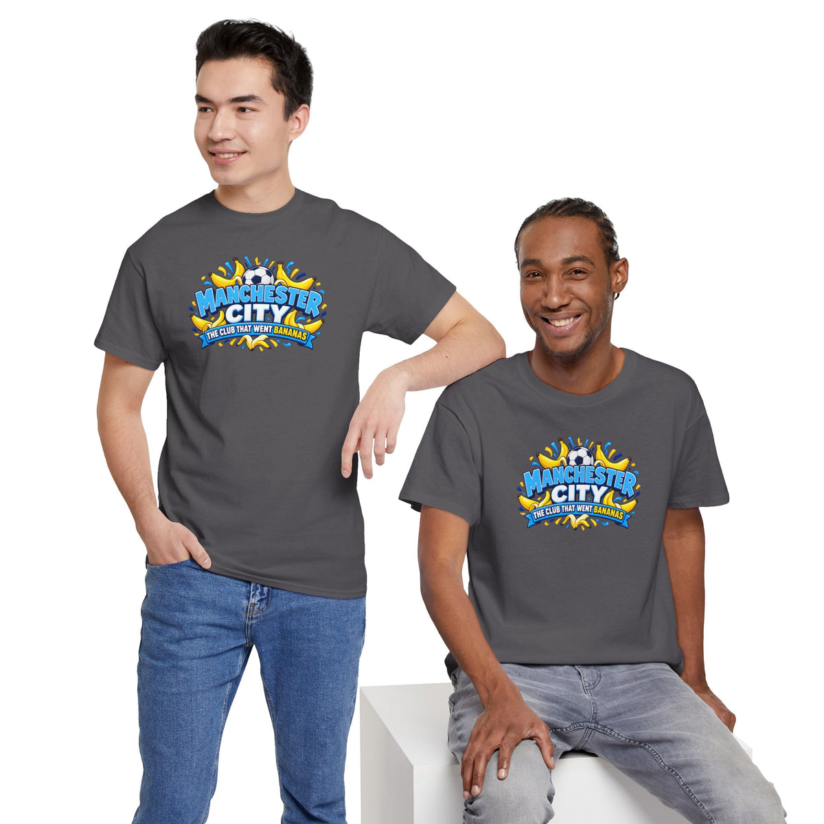Manchester City "The Club That Went Bananas" Cotton T-Shirt