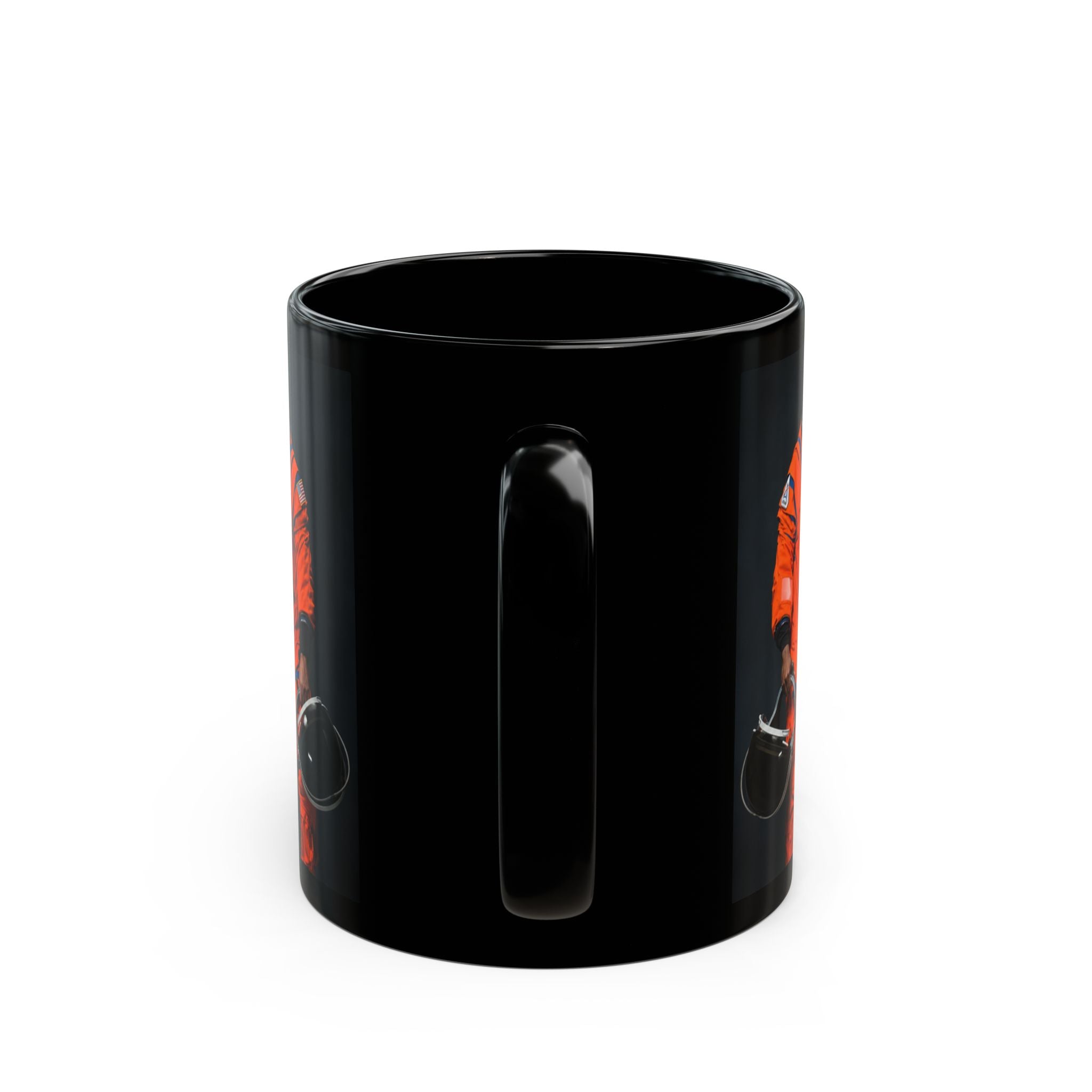 Artemis III Crew Photo Black Mug — Spaceflight Cosmonaut Portrait Coffee Cup (11oz/15oz)