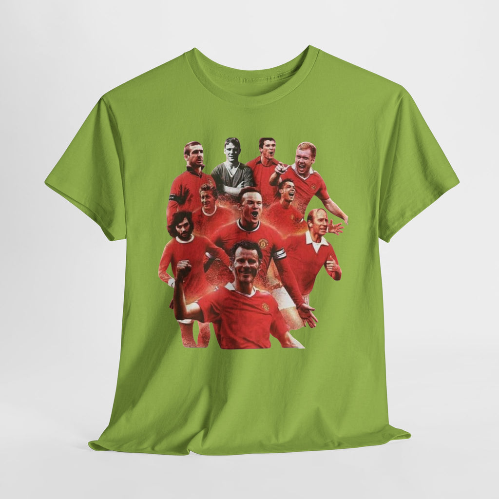 Manchester United Legends T‑Shirt — Retro Team Collage Football Tee