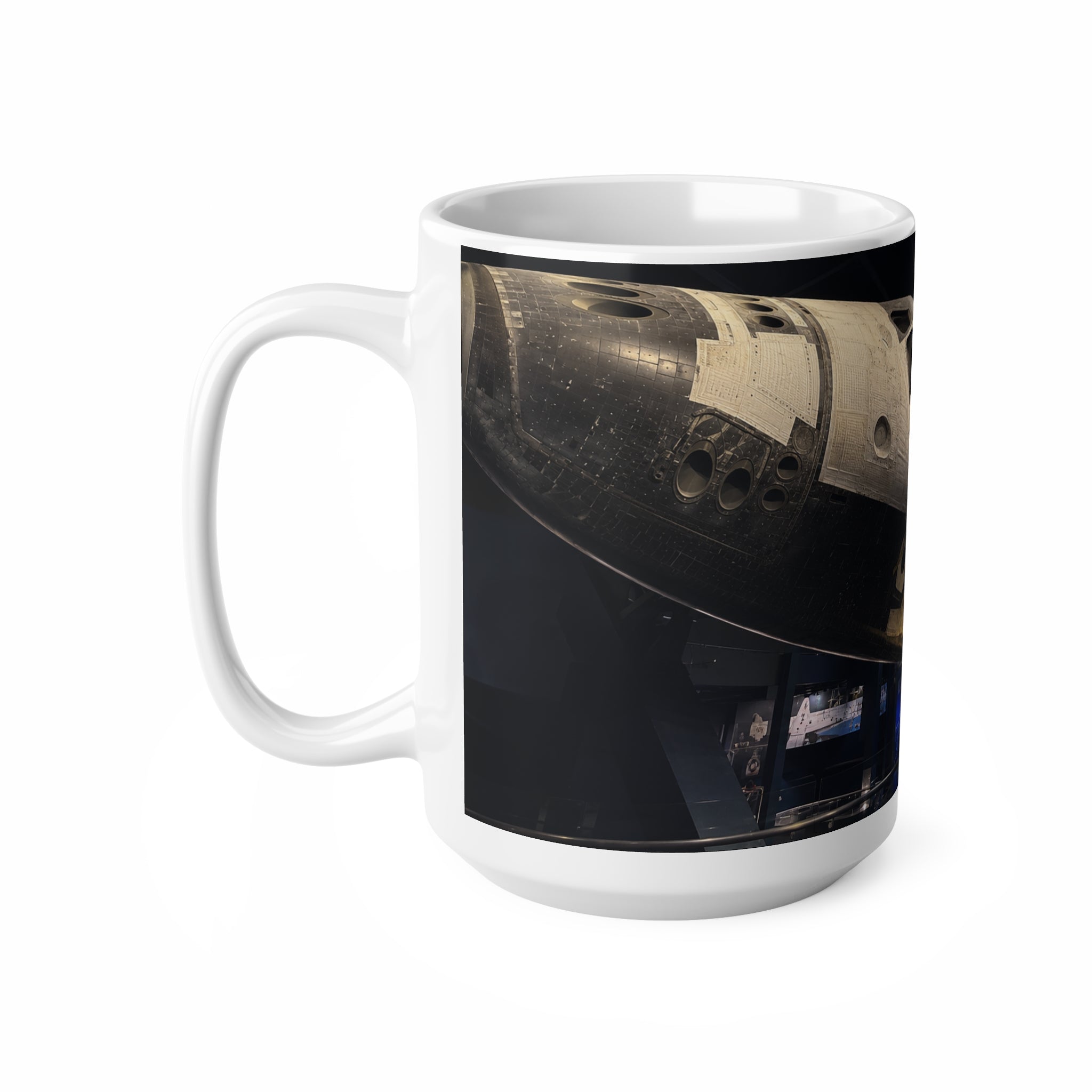 Space Shuttle Atlantis Photo Coffee Mug — NASA Spacecraft Souvenir Ceramic Cup (11oz/15oz)