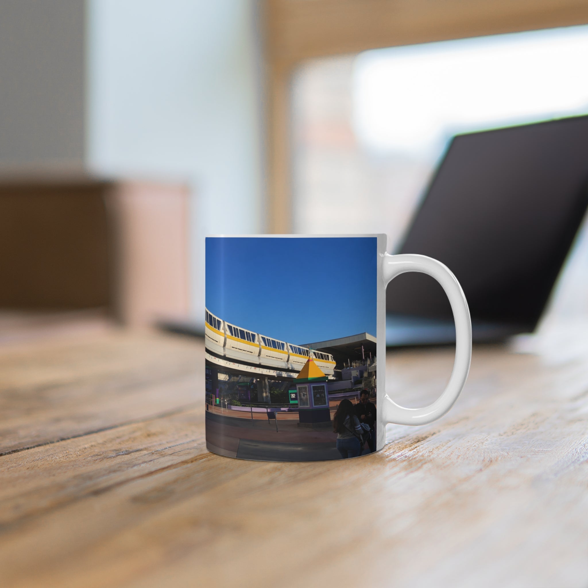 Magic Kingdom Monorail Scenic Ceramic Coffee Mug — 11oz & 15oz