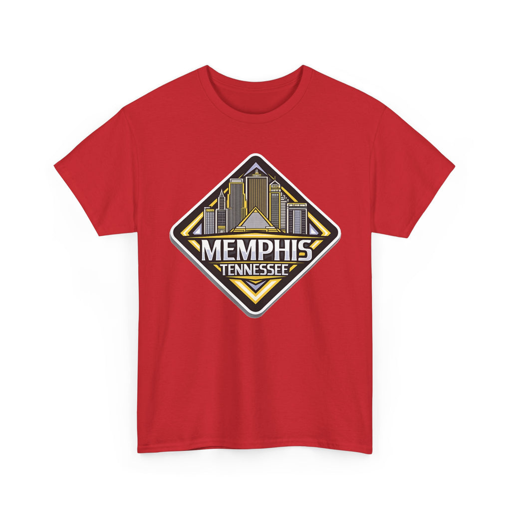 Memphis Tennessee Skyline T‑Shirt — Retro City Badge Tee