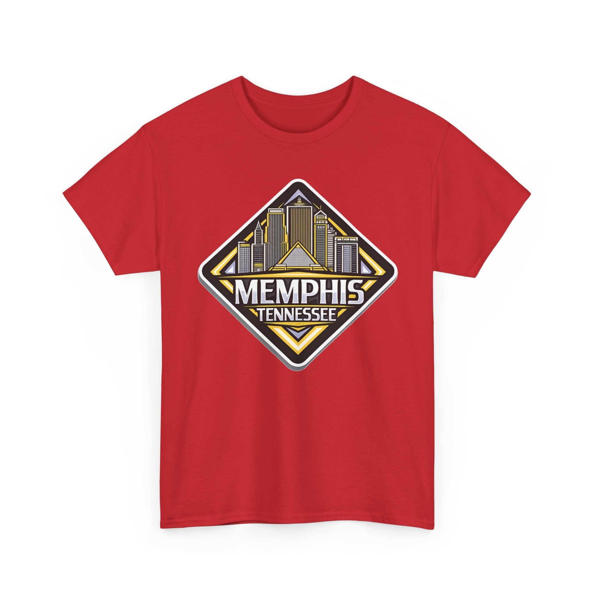 Memphis Tennessee Skyline T‑Shirt — Retro City Badge Tee