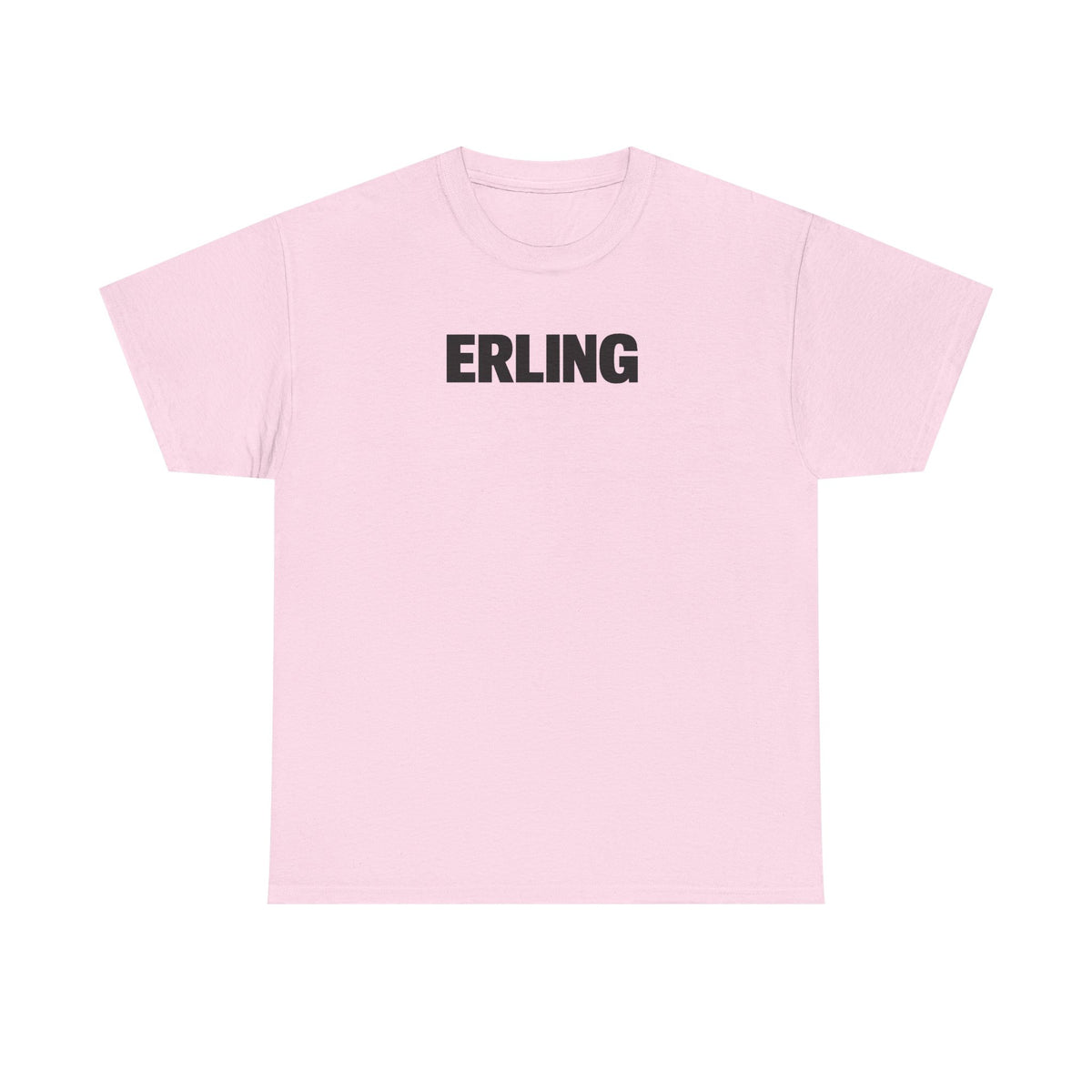 Erling Haaland Name Tee — Minimalist White Graphic T-Shirt