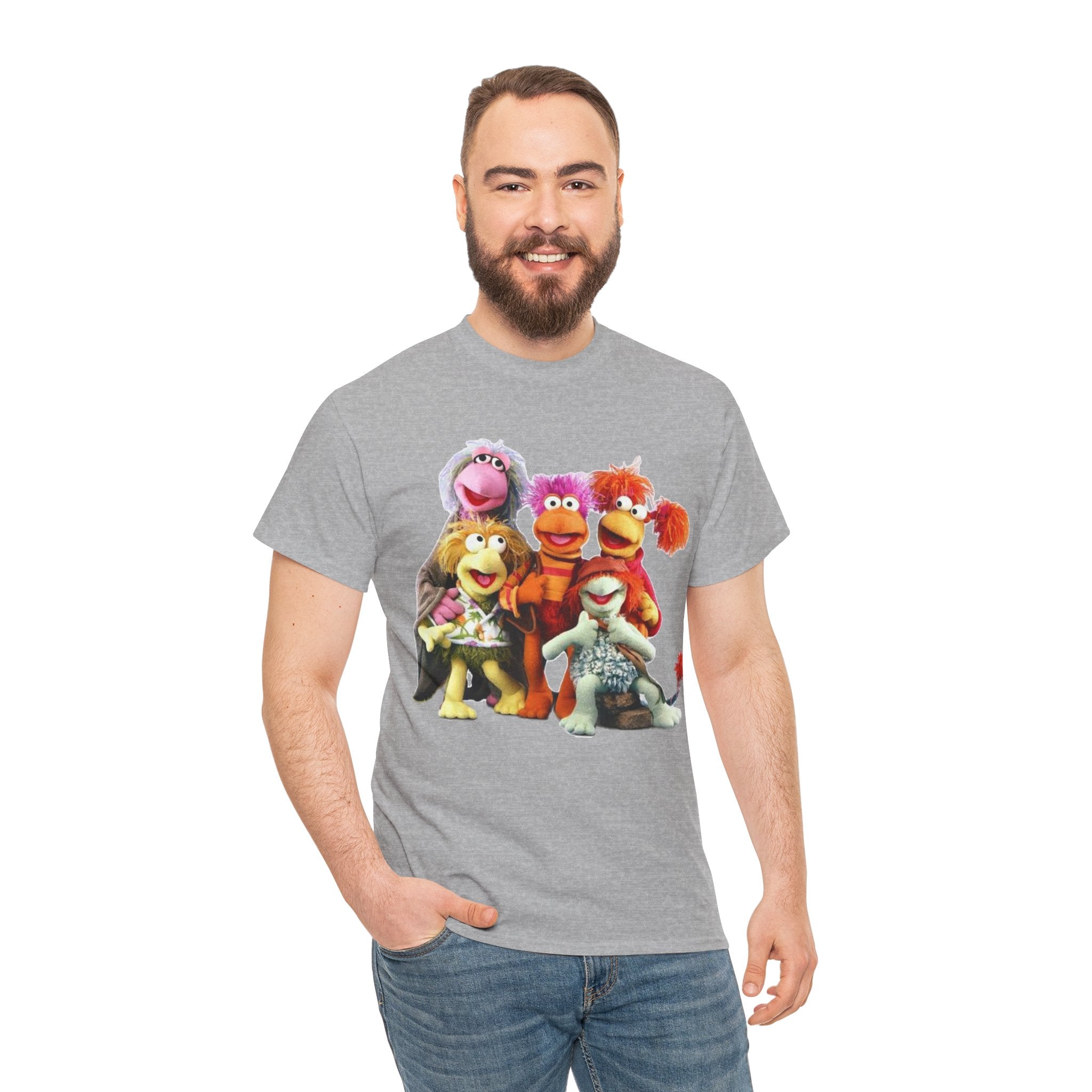 Fraggle Rock Characters T-Shirt — Vintage 80s Kids TV Crew Tee