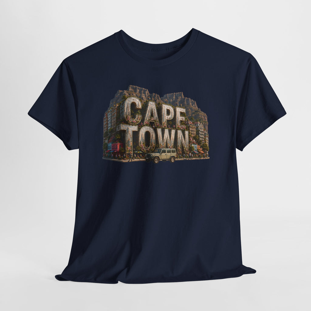 Cape Town Vintage Photo Tee — South Africa Travel Souvenir T-Shirt