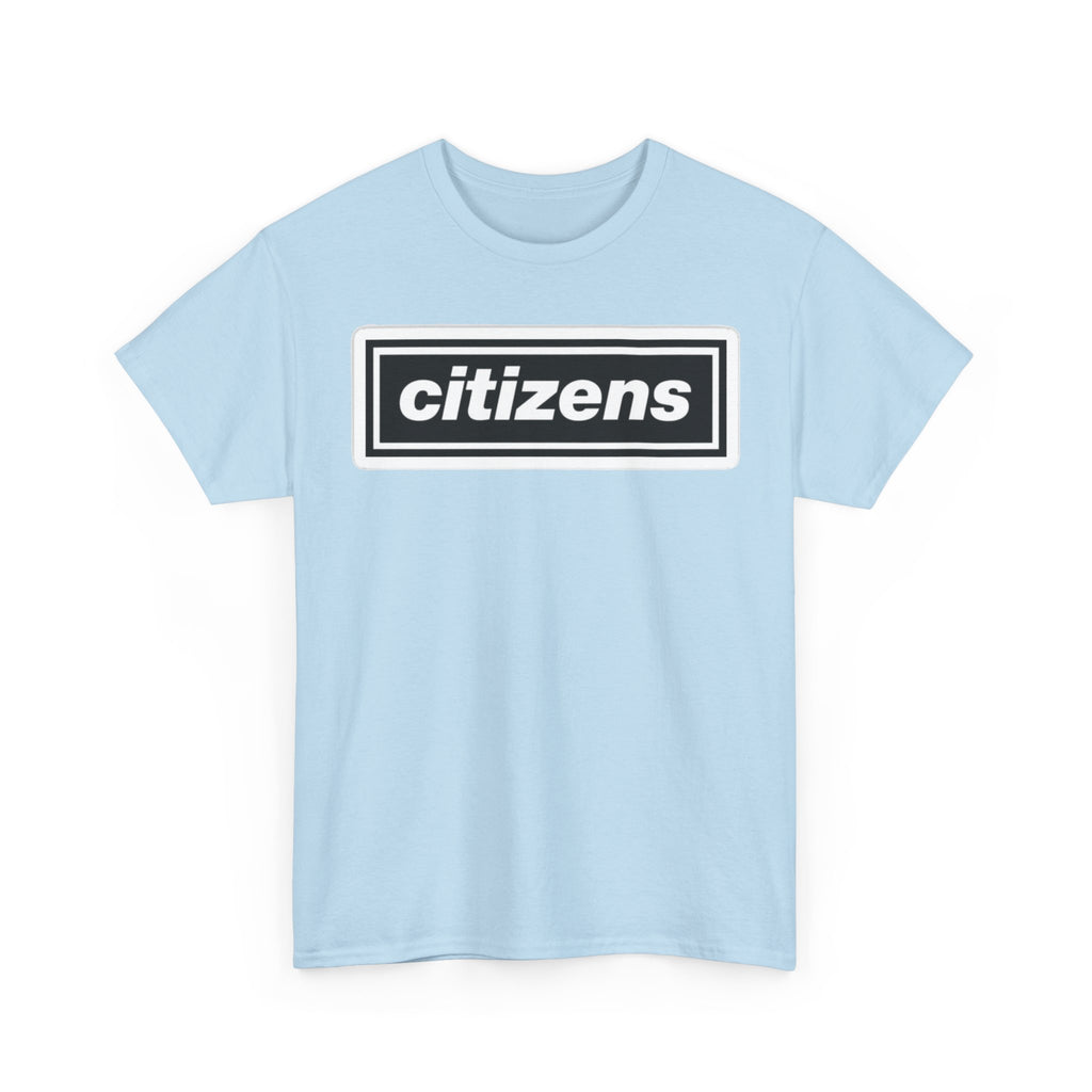 Citizens Manchester City Logo T-Shirt — Minimal Retro Box-Logo Tee