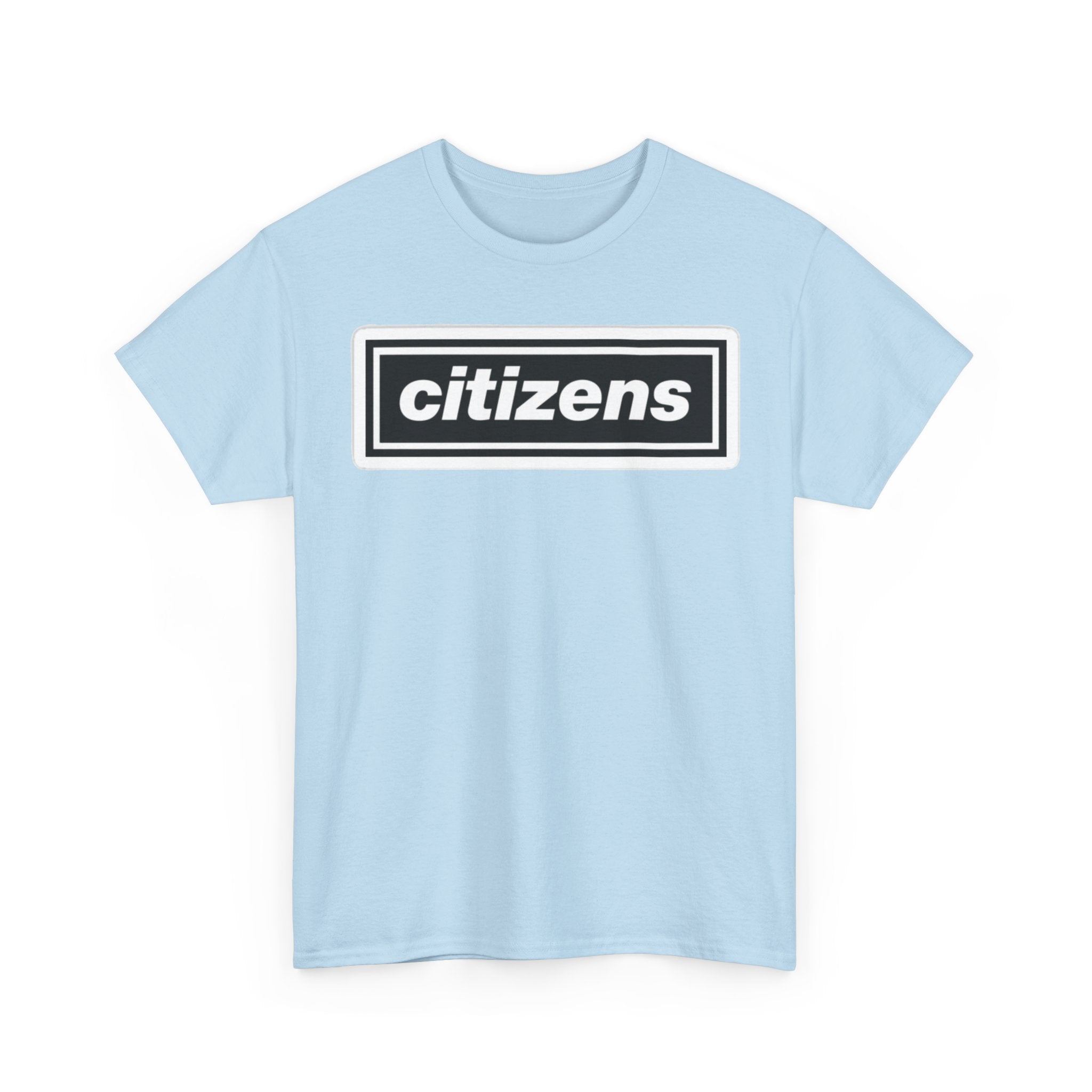 Citizens Manchester City Logo T-Shirt — Minimal Retro Box-Logo Tee