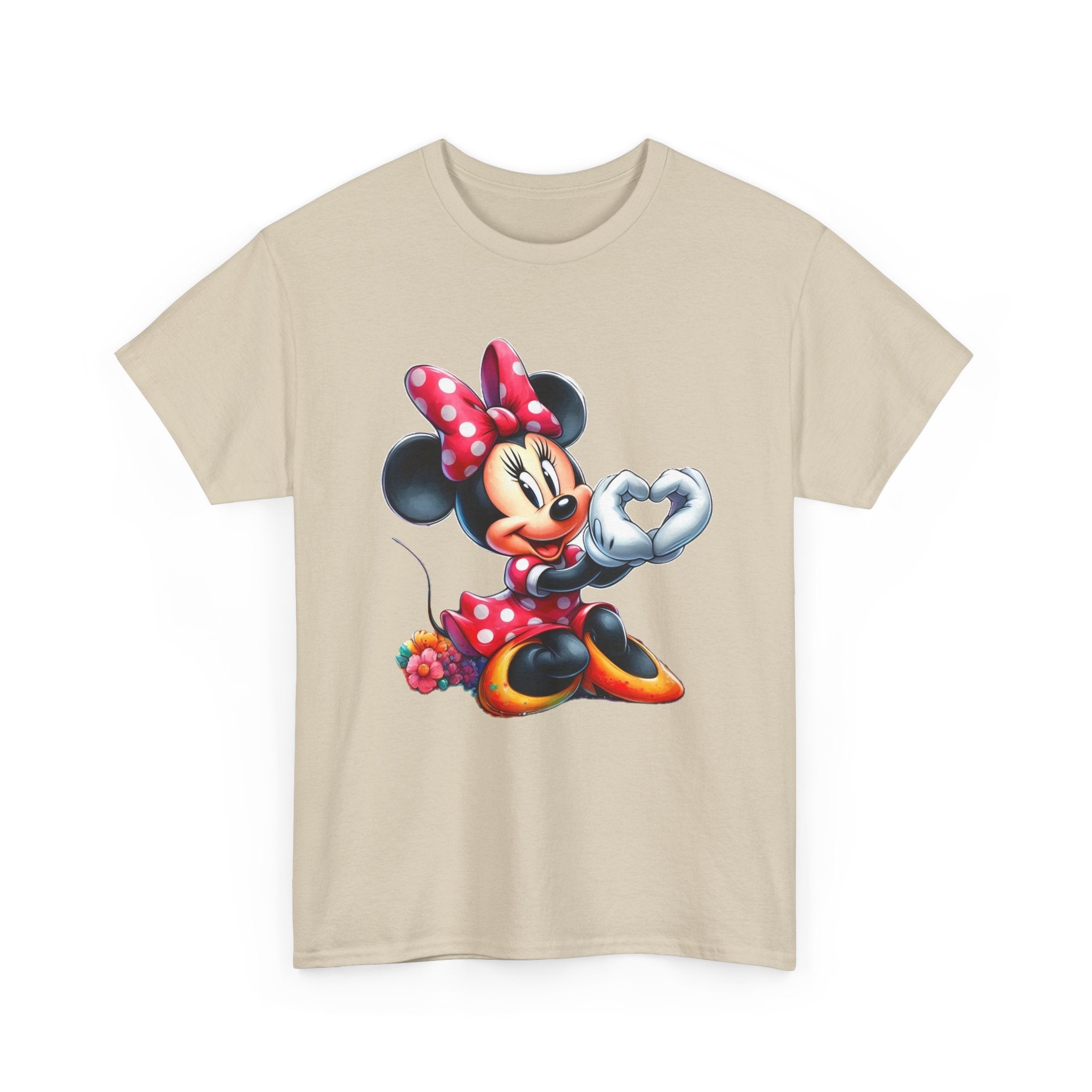 Minnie Mouse Character Heart Graphic Tee