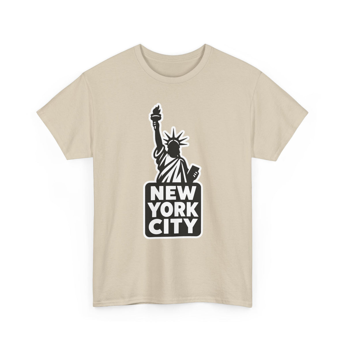 New York City Statue of Liberty Graphic Cotton T-Shirt / Tee