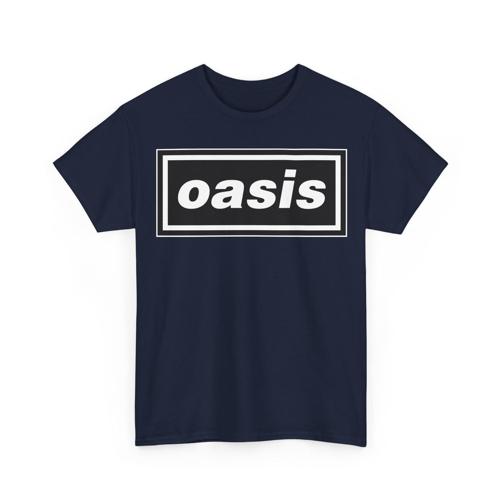 Oasis Live Graphic Tee — Retro Band Logo Concert T‑Shirt