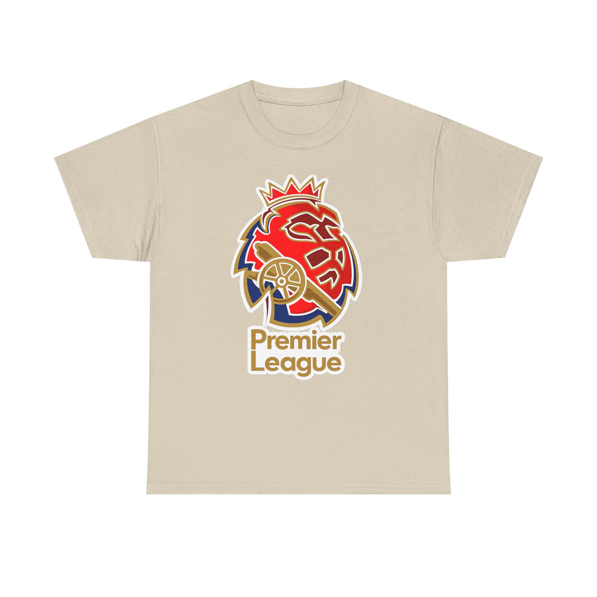 Arsenal Premier League Lion Logo T-Shirt — Soccer Fan Tee