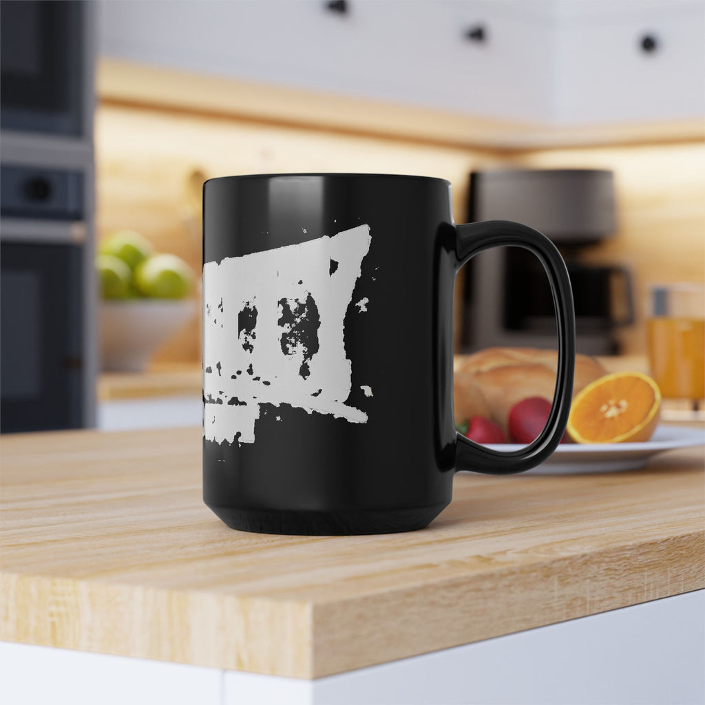 Black Mug — Man City 'Innocent' Bold Typography Coffee Cup