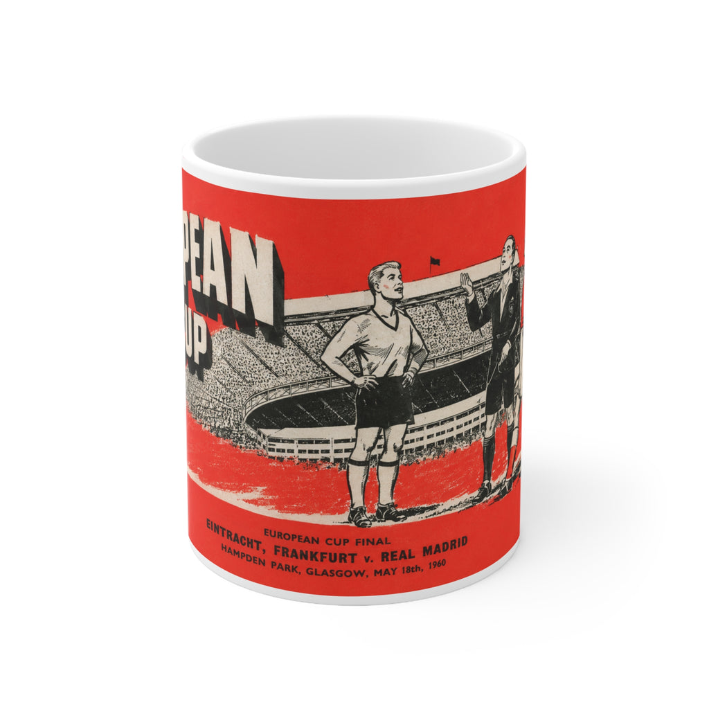 1960 European Cup Final Programme Cover Inspired Ceramic Mug - (11oz/15oz)
