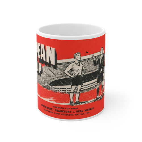 1960 European Cup Final Programme Cover Inspired Ceramic Mug - (11oz/15oz)