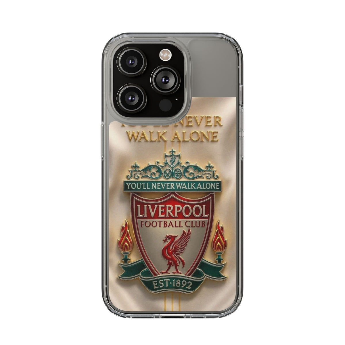 Liverpool FC 'You'll Never Walk Alone' Clear Phone Case