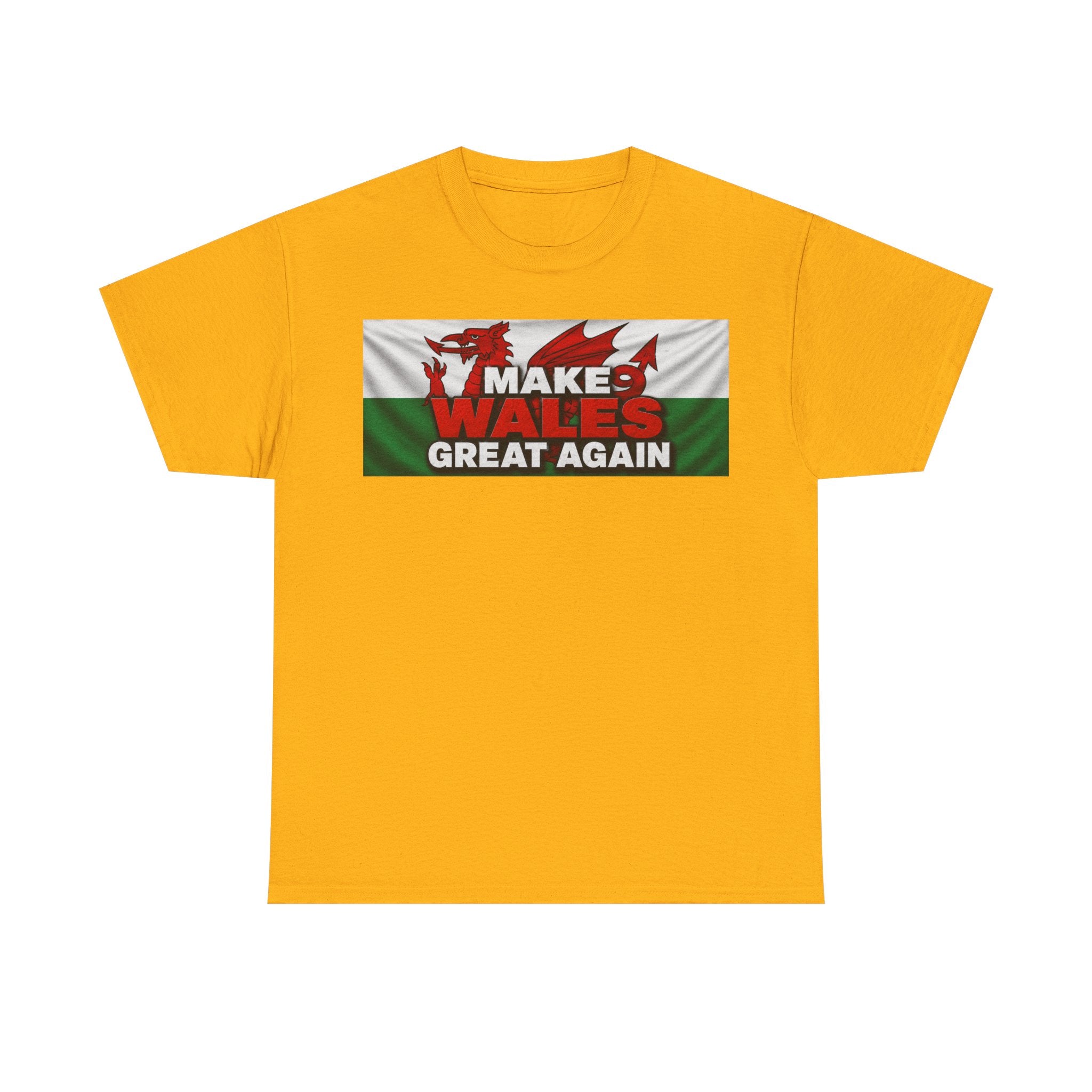 Wales Pride T-Shirt — 'Make Wales Great Again' Welsh Dragon Tee