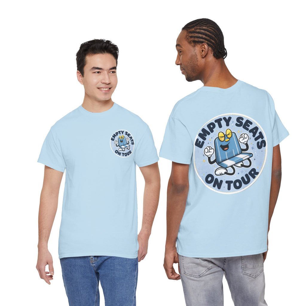 Manchester City T-Shirt — 'Empty Blue Seats On Tour' Retro Skate Graphic Tee