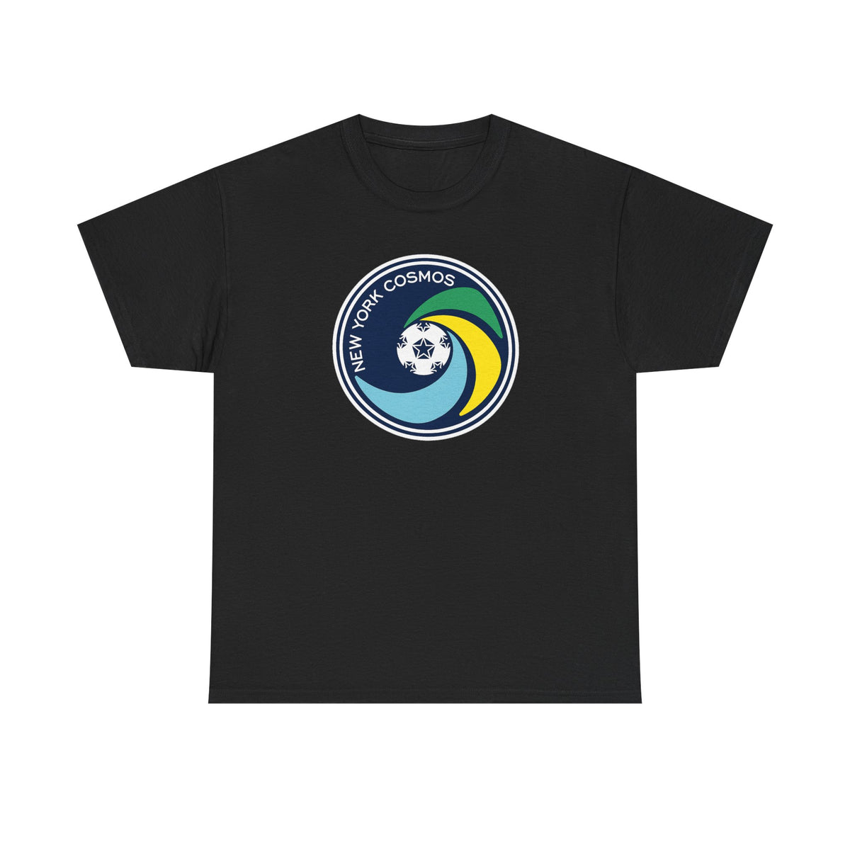 New York Cosmos Retro Logo Cotton T‑Shirt — Vintage Soccer Tee