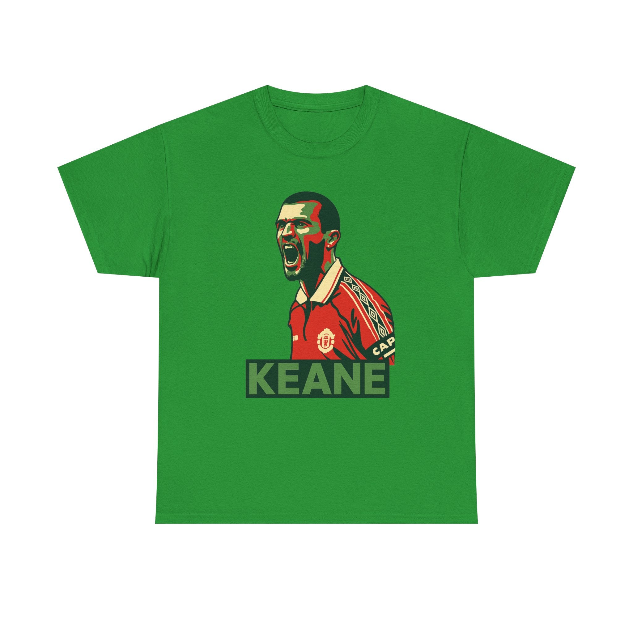 Roy Keane Retro Soccer Tee - Iconic Football Legend Graphic Shirt