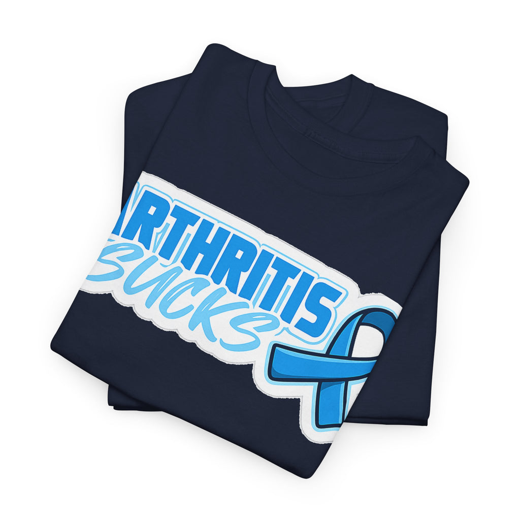 Arthritis Sucks T-Shirt with Awareness Ribbon — Arthritis Support Tee