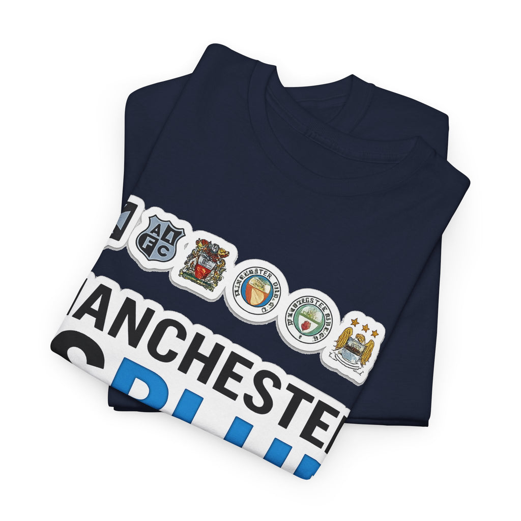 Manchester Is Blue Tee — Manchester City Supporter T-Shirt