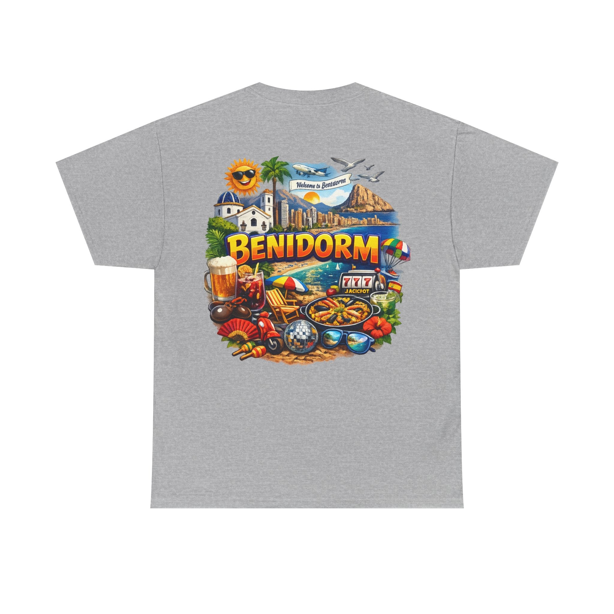 Benidorm Souvenir T‑Shirt — Spain Beach Holiday Graphic Tee