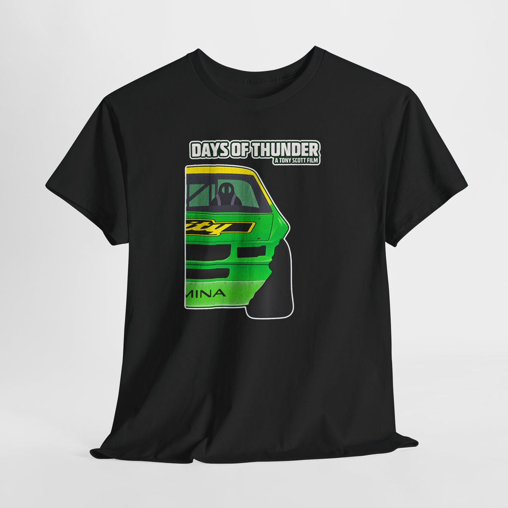 Days of Thunder Racing Car T‑Shirt — Retro Green Muscle Car Tee