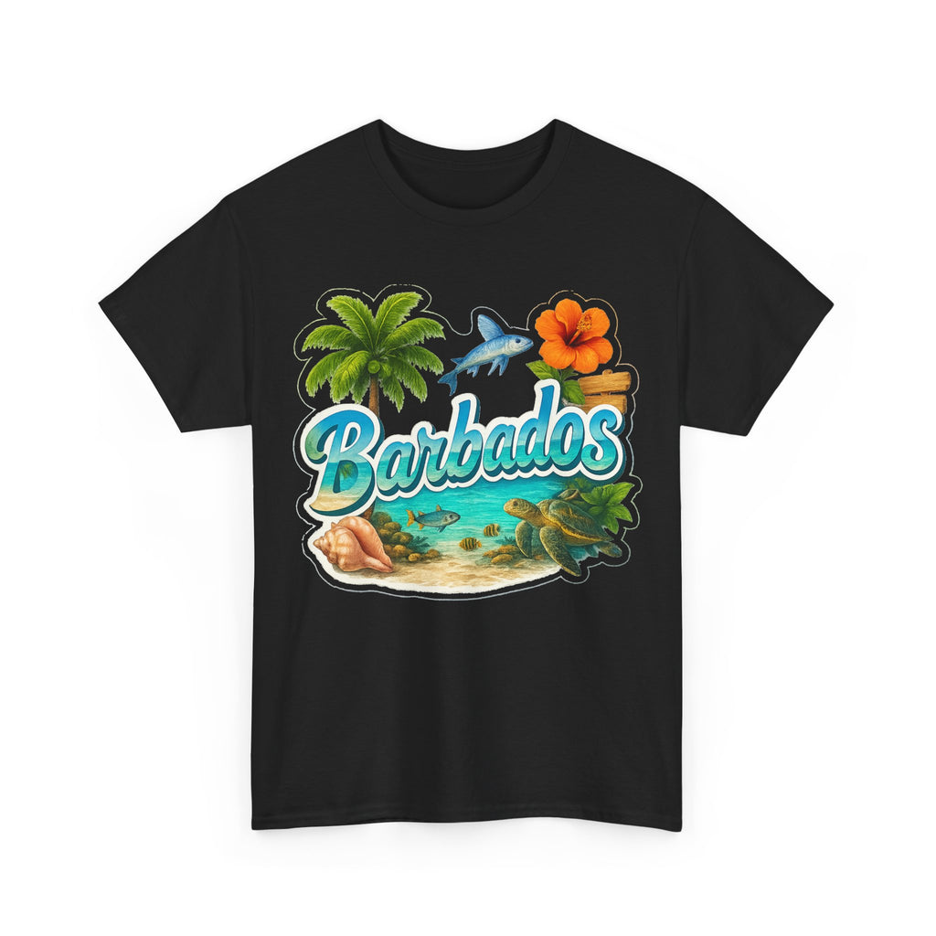 Barbados Beach Graphic Tee — Tropical Island Vacation T‑Shirt