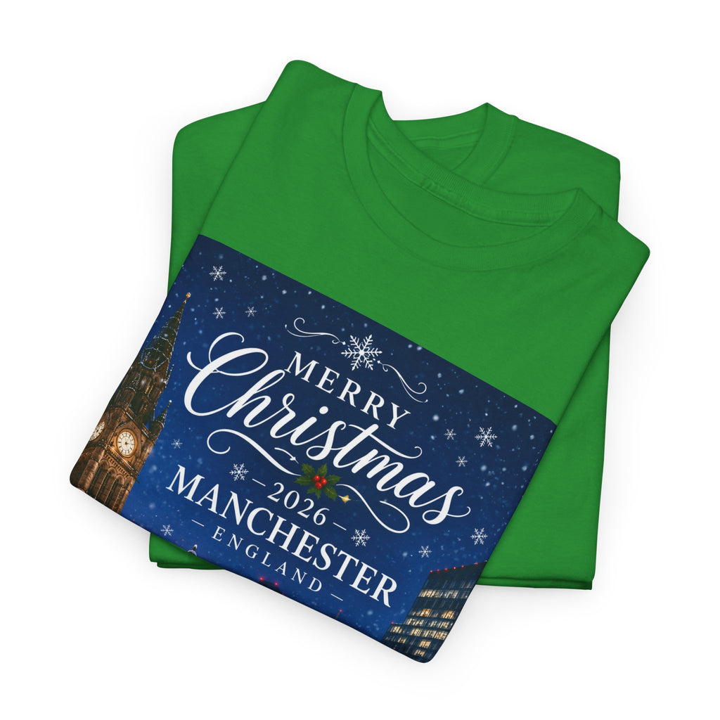 Manchester Christmas Tee — Merry Christmas 2026 Holiday T‑Shirt