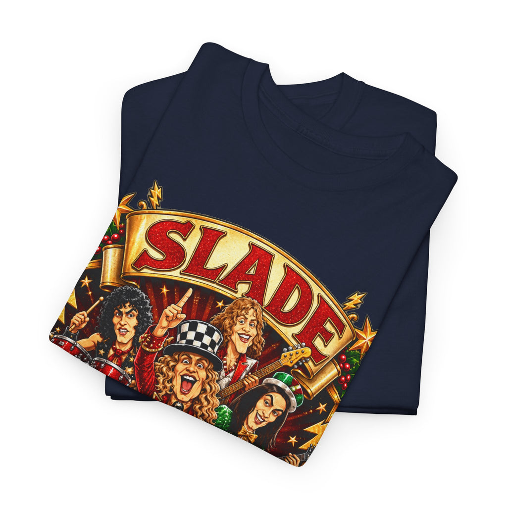 Slade it's Christmas Unisex Heavy Cotton Tee