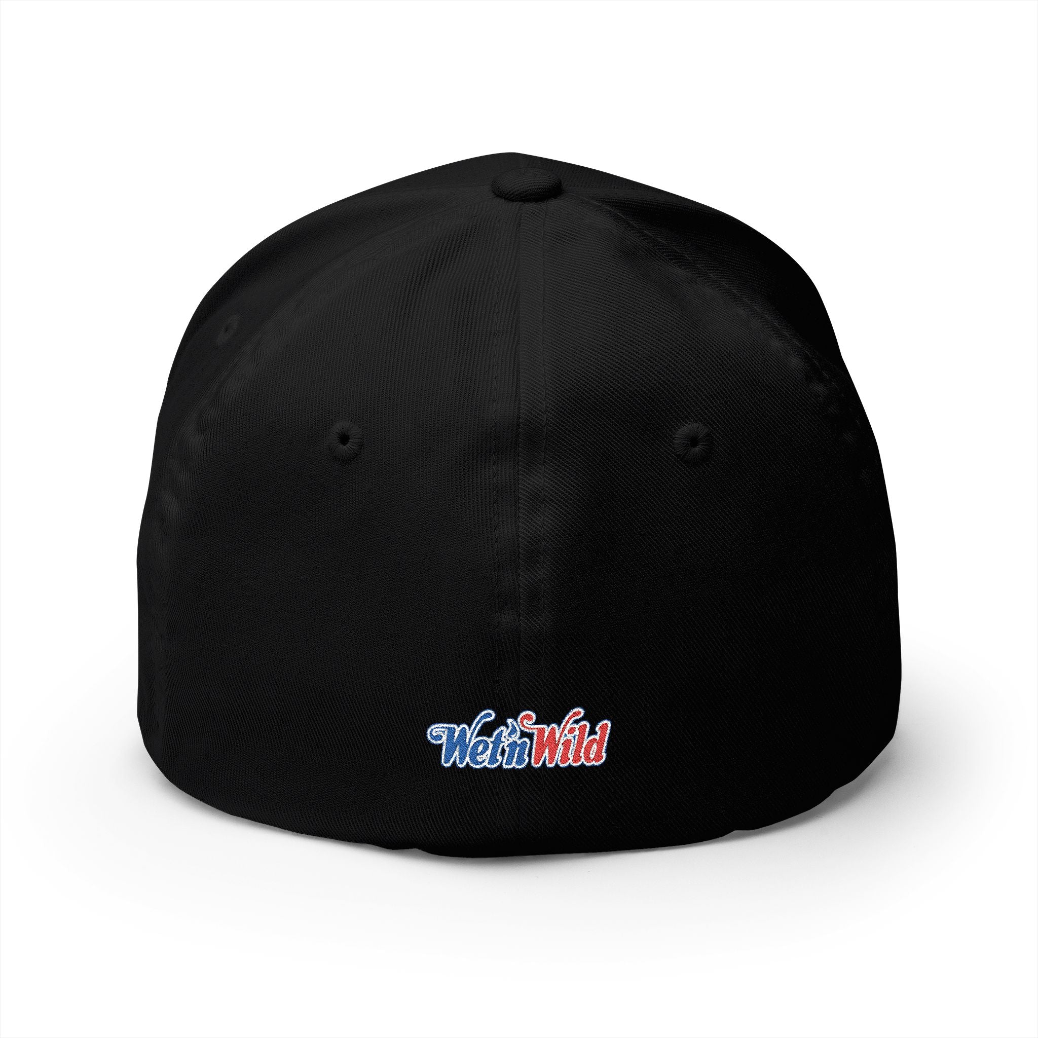 Wet 'n Wild Retro Embroidered Cap — Patriotic Red & Blue Retro Baseball Hat