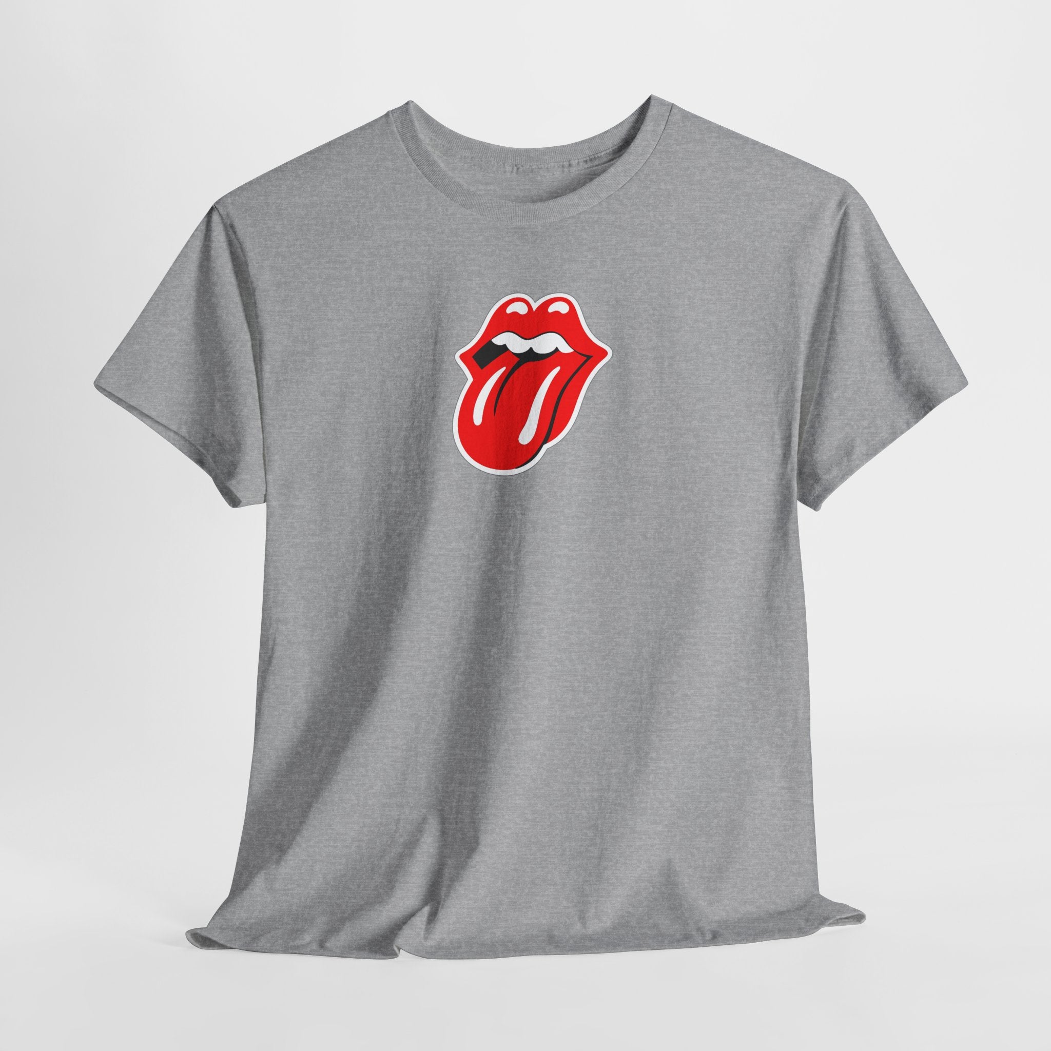 Rock Retro Red Tongue and Lips Graphic Tee