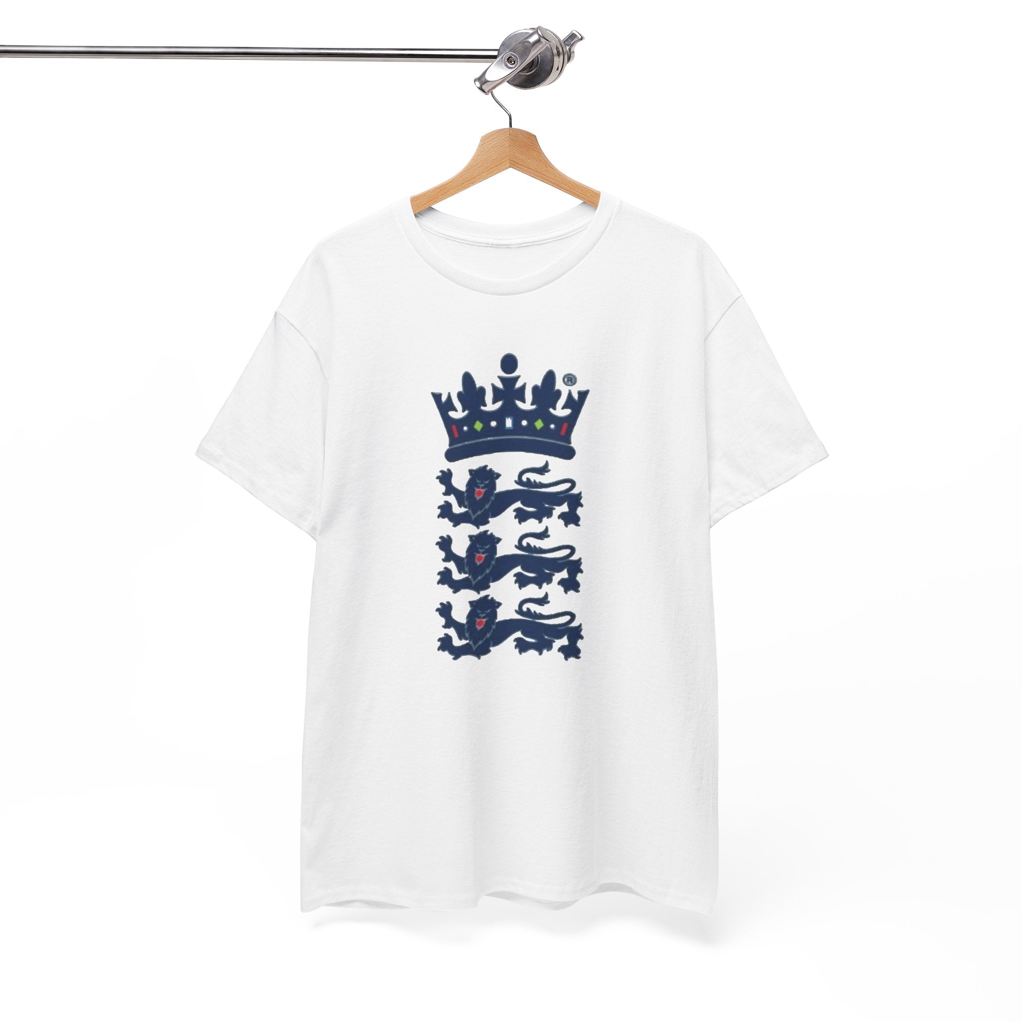 English Cricket T-Shirt — Vintage Cricket Crest Tee