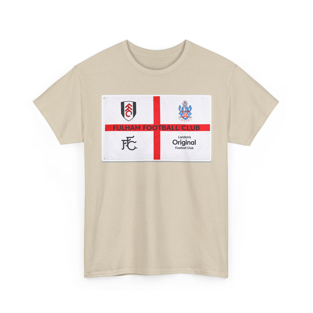 Fulham Football Club Crest Tee — St George’s Cross Football Shirt