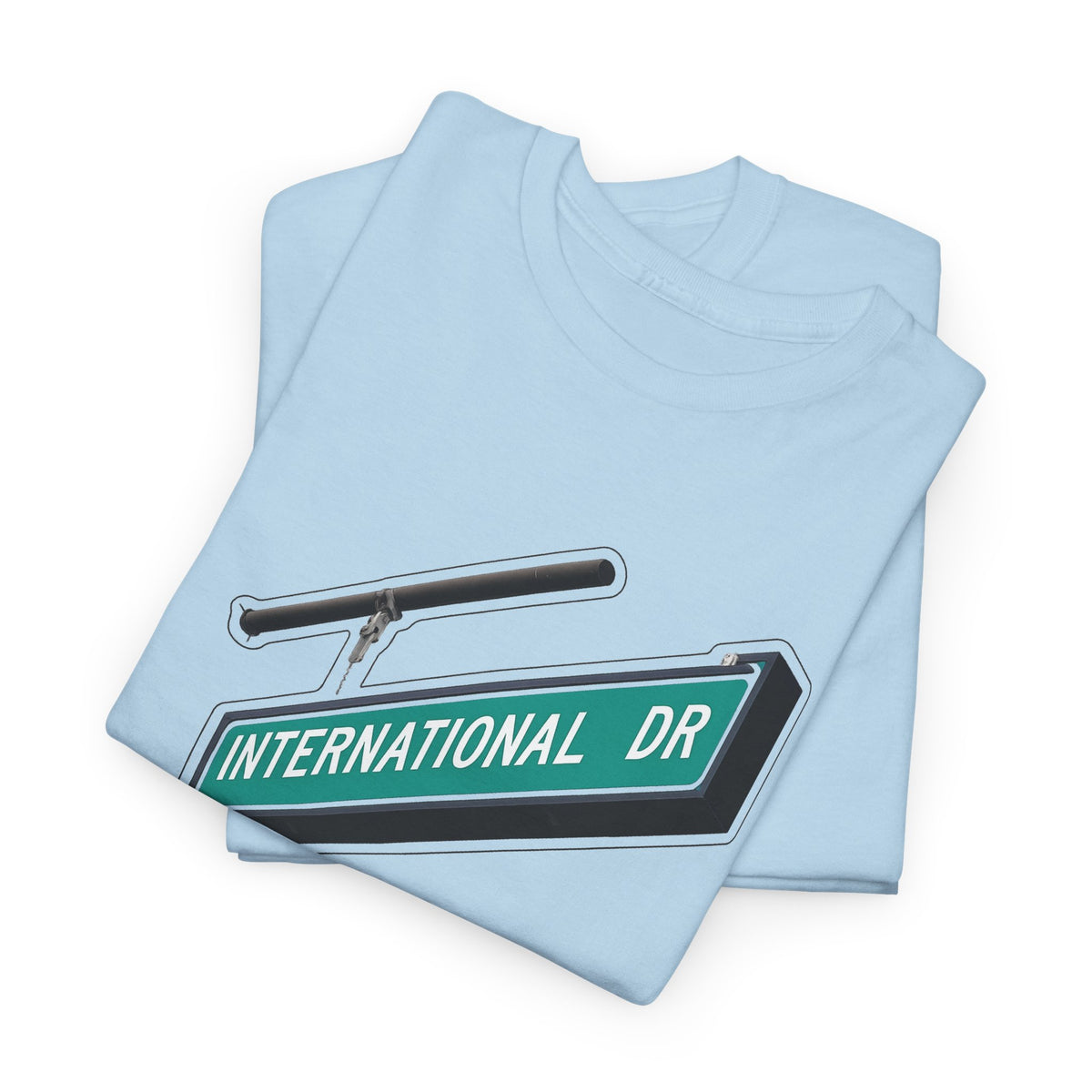International Dr Street Sign Cotton T-Shirt