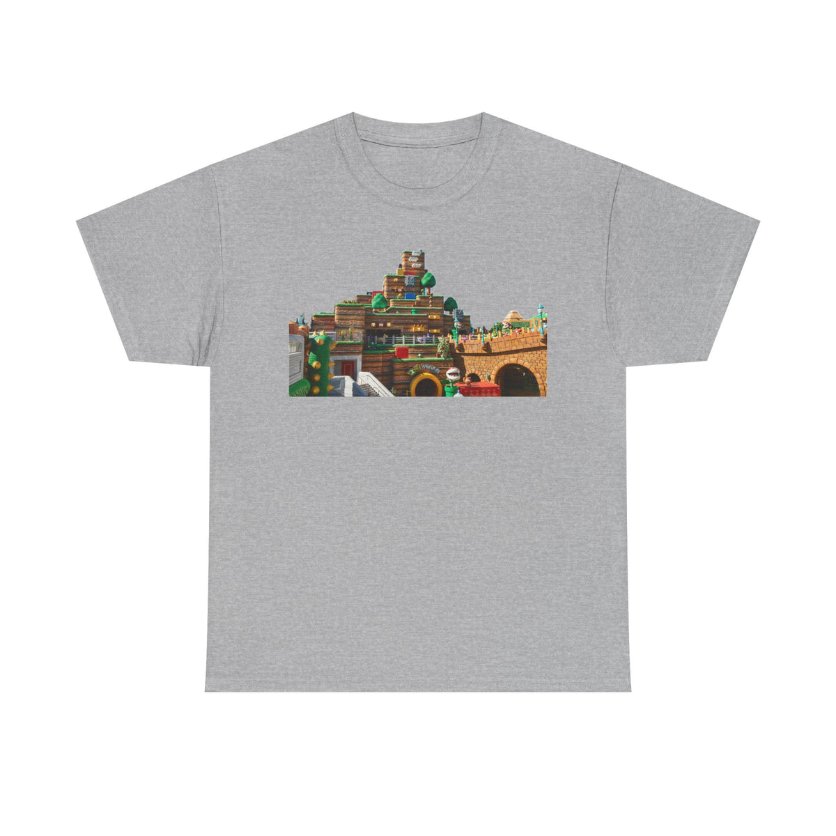 Epic Universe T-Shirt — Colorful Vintage Train Station Illustration Tee