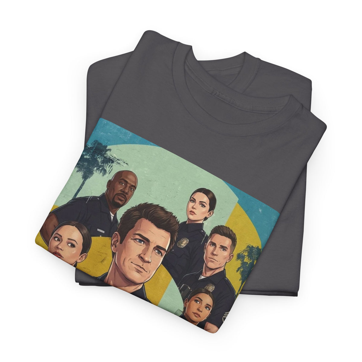 The Rookie TV Cast Graphic Tee — Vintage Poster Style Shirt