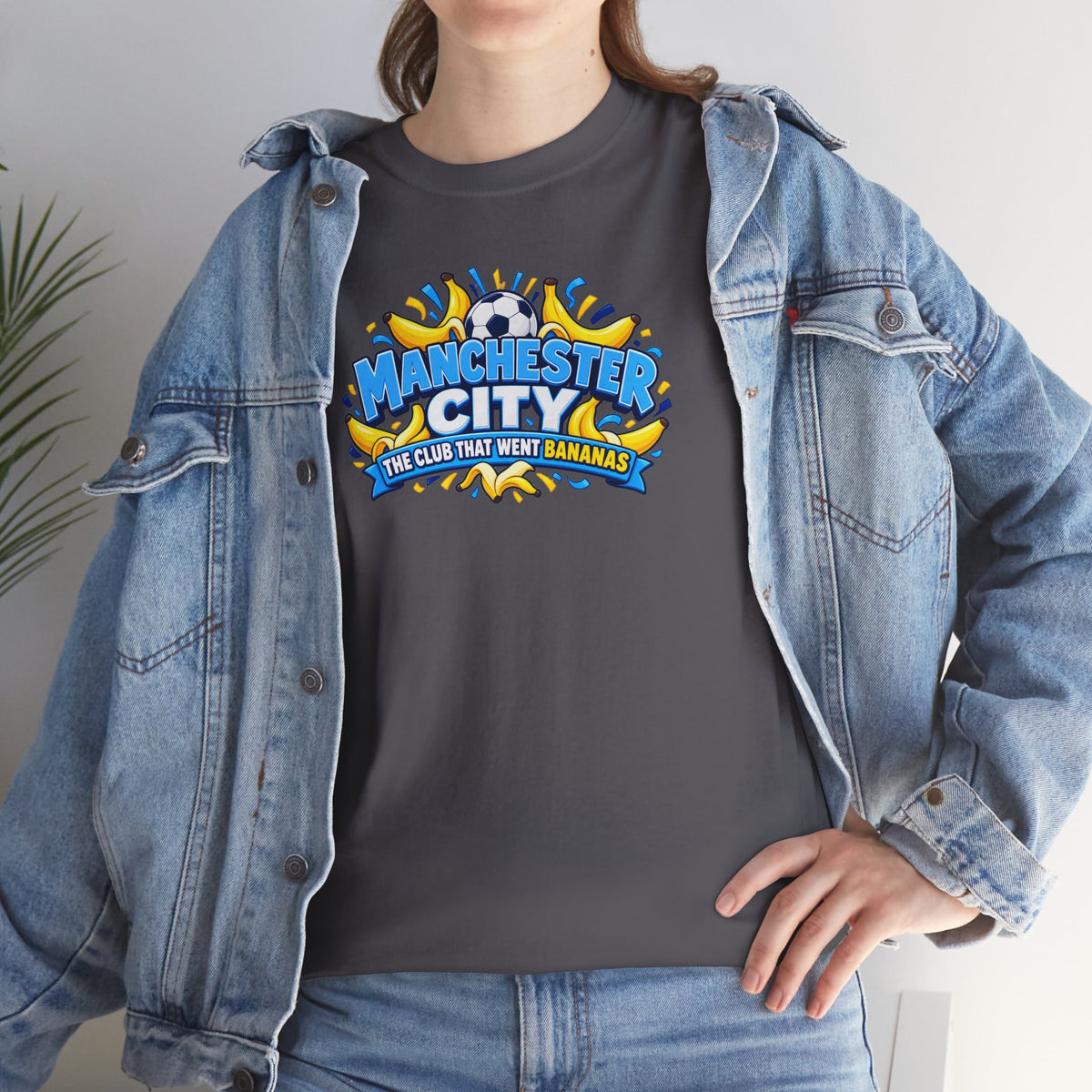 Manchester City "The Club That Went Bananas" Cotton T-Shirt