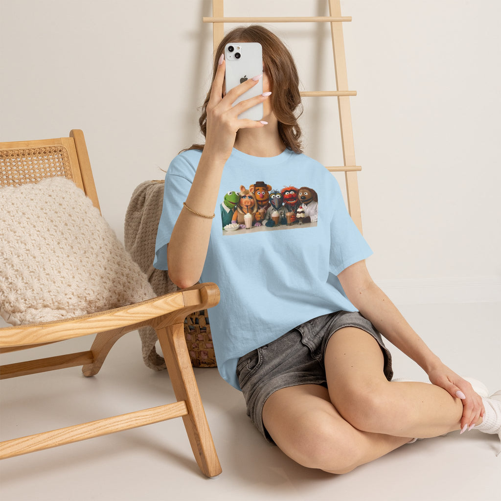 Muppet Cast Retro Poster Cotton T-Shirt
