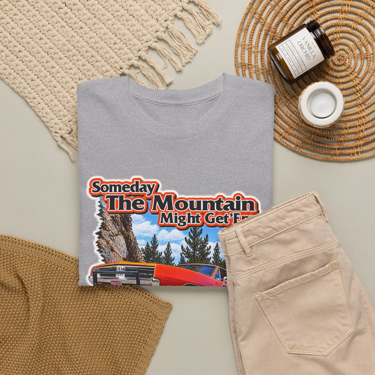 Dukes of Hazard Sometimes the Mountain Might Get ’Em But the Law Never Will Cotton T-Shirt